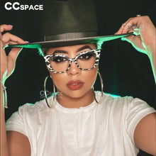 Load image into Gallery viewer, 54032 Retro Rectangle Cat Eye Anti Blue Light Glasses Frames Women Computer Eyeglasses