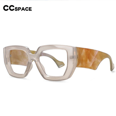 54035 Square Anti Blue Light Oversized Glasses Frames Men Women Retro Computer Eyeglasses