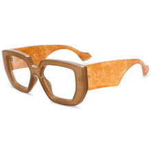 Load image into Gallery viewer, 54035 Square Anti Blue Light Oversized Glasses Frames Men Women Retro Computer Eyeglasses