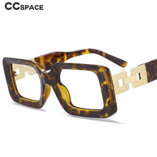 Load image into Gallery viewer, 54038 Brand Anti Blue Light Rectangle Glasses Frames Oversized Chain Men Women Computer Eyeglasses