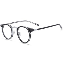 Load image into Gallery viewer, 54041 Round Retro Anti Blue Light Optical Glasses Frames Men Women TR90 Computer Eyeglasses