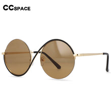 Load image into Gallery viewer, 54042 Retro Round Sunglasses Half Frame Men Women Shades Uv400 Vintage Glasses