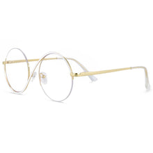 Load image into Gallery viewer, 54042 Round Metal Half Frame Anti Blue Light Optical Glasses Frames Men Women Computer Eyeglasses