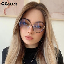 Load image into Gallery viewer, 54042 Round Metal Half Frame Anti Blue Light Optical Glasses Frames Men Women Computer Eyeglasses