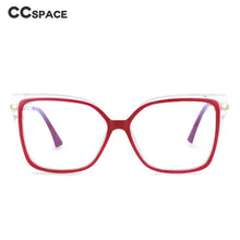 Load image into Gallery viewer, 54043 Square Big Frame Anti Blue Light Glasses Frames Men Women TR90 Computer Eyeglasses
