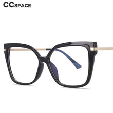 Load image into Gallery viewer, 54043 Square Big Frame Anti Blue Light Glasses Frames Men Women TR90 Computer Eyeglasses