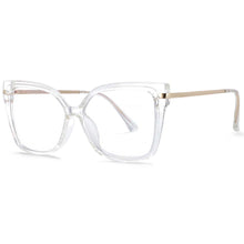Load image into Gallery viewer, 54043 Square Big Frame Anti Blue Light Glasses Frames Men Women TR90 Computer Eyeglasses