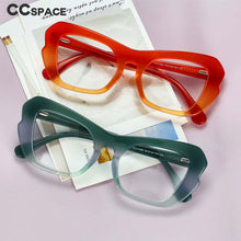 Load image into Gallery viewer, 54059 Big Frame Acetate Glasses Frames Cat Eye Women Reading Eyeglasses