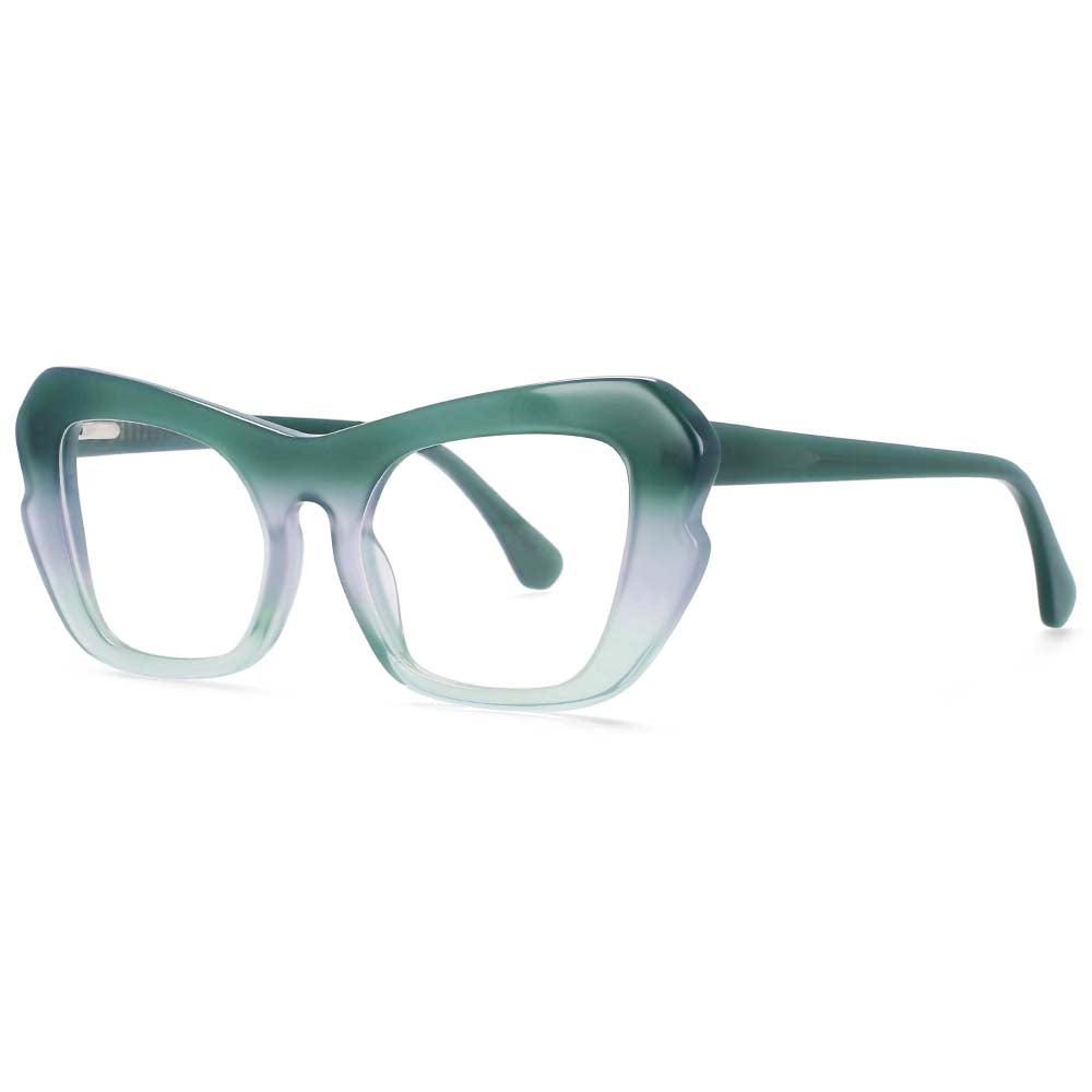 54059 Big Frame Acetate Glasses Frames Cat Eye Women Reading Eyeglasses
