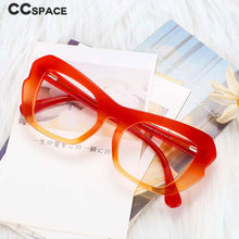 Load image into Gallery viewer, 54059 Big Frame Acetate Glasses Frames Cat Eye Women Reading Eyeglasses