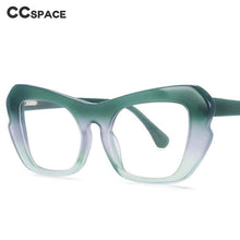 Load image into Gallery viewer, 54059 Big Frame Acetate Glasses Frames Cat Eye Women Reading Eyeglasses