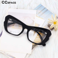 Load image into Gallery viewer, 54059 Big Frame Acetate Glasses Frames Cat Eye Women Reading Eyeglasses