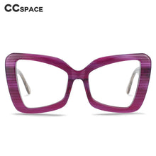 Load image into Gallery viewer, 54066 Oversized Cat Eye Acetate Glasses Frames Men Women Retro Computer Eyeglasses