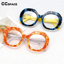 Load image into Gallery viewer, 54069 Oversized Round Acetate Optical Glasses Frames Women Marble Texture Eyeglasses