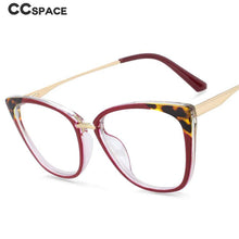 Load image into Gallery viewer, 54077 Women Leopard Glasses Frames Anti Blue Light Men Tr90 Computer Eyeglasses