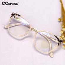 Load image into Gallery viewer, 54077 Women Leopard Glasses Frames Anti Blue Light Men Tr90 Computer Eyeglasses