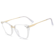 Load image into Gallery viewer, 54077 Women Leopard Glasses Frames Anti Blue Light Men Tr90 Computer Eyeglasses