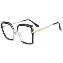 Load image into Gallery viewer, 54078 Half Frame Square Big Frame Anti Blue Light Optical Glasses Frames Men Women Computer Eyeglasses