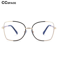 Load image into Gallery viewer, 54079 Half Frame Anti Blue Light Metal Optical Glasses Frames Spring Leg Women Men Computer Eyeglasses
