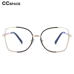 54079 Half Frame Anti Blue Light Metal Optical Glasses Frames Spring Leg Women Men Computer Eyeglasses