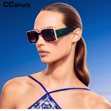 Load image into Gallery viewer, 54082 Square Punk Sunglasses Leopard Men Women Shades Uv400 Vintage Glasses
