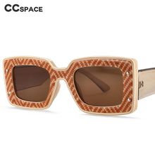 Load image into Gallery viewer, 54082 Square Punk Sunglasses Leopard Men Women Shades Uv400 Vintage Glasses