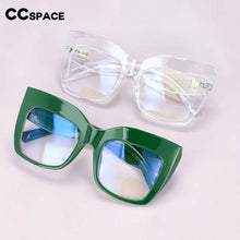 Load image into Gallery viewer, 54084 Retro Cat Eye Oversized Anti Blue Light Glasses Frames Women Computer Eyeglasses