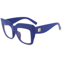 Load image into Gallery viewer, 54084 Retro Cat Eye Oversized Anti Blue Light Glasses Frames Women Computer Eyeglasses