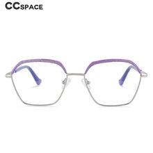 Load image into Gallery viewer, 54101 Retro Metal Anti Blue Light Optical Eyebrow Glasses Frames Women Computer Eyeglasses