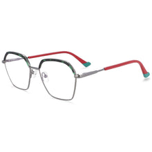 Load image into Gallery viewer, 54101 Retro Metal Anti Blue Light Optical Eyebrow Glasses Frames Women Computer Eyeglasses