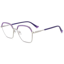 Load image into Gallery viewer, 54101 Retro Metal Anti Blue Light Optical Eyebrow Glasses Frames Women Computer Eyeglasses
