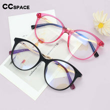 Carica l&#39;immagine nel visualizzatore di Gallery, 54102 TR90 Round Anti Blue Light Chain Spring Leg Optical Glasses Frames Women Computer Eyeglasses