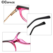 Carica l&#39;immagine nel visualizzatore di Gallery, 54102 TR90 Round Anti Blue Light Chain Spring Leg Optical Glasses Frames Women Computer Eyeglasses