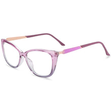 Load image into Gallery viewer, 54105  Anti Blue Light Femal Optical Glasses Frames Women Cat Eye TR90 Computer Eyeglasses