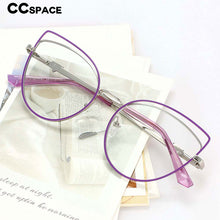 Load image into Gallery viewer, 54106 For Lady Retro Cat Eye Metal Anti Blue Light Optical Glasses Frames Women Computer Eyeglasses