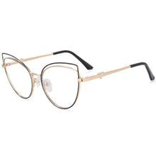Load image into Gallery viewer, 54106 For Lady Retro Cat Eye Metal Anti Blue Light Optical Glasses Frames Women Computer Eyeglasses
