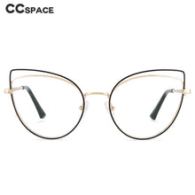 Load image into Gallery viewer, 54106 For Lady Retro Cat Eye Metal Anti Blue Light Optical Glasses Frames Women Computer Eyeglasses
