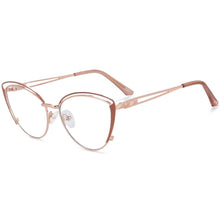 Load image into Gallery viewer, 54107  Anti Blue Light Cat Eye Metal Optical Glasses Frames Women Computer Eyeglasses