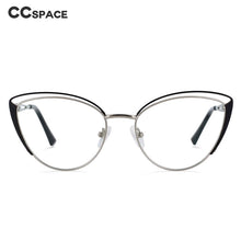 Load image into Gallery viewer, 54107  Anti Blue Light Cat Eye Metal Optical Glasses Frames Women Computer Eyeglasses