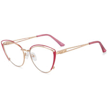 Load image into Gallery viewer, 54107  Anti Blue Light Cat Eye Metal Optical Glasses Frames Women Computer Eyeglasses