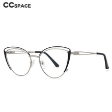 Load image into Gallery viewer, 54107  Anti Blue Light Cat Eye Metal Optical Glasses Frames Women Computer Eyeglasses