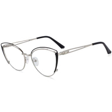 Load image into Gallery viewer, 54107  Anti Blue Light Cat Eye Metal Optical Glasses Frames Women Computer Eyeglasses