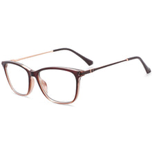Load image into Gallery viewer, 54108 Retro Square Anti Blue Light Optical Glasses Frames Men Women Tr90 Computer Eyeglasses
