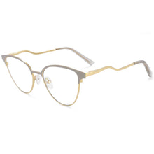 Load image into Gallery viewer, 54109 Retro Cat Eye Anti Blue Light Optical Glasses Frames Metal Women Computer Eyeglasses