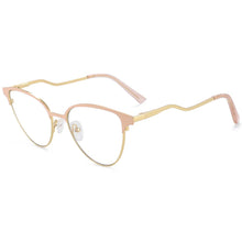 Load image into Gallery viewer, 54109 Retro Cat Eye Anti Blue Light Optical Glasses Frames Metal Women Computer Eyeglasses