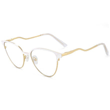 Load image into Gallery viewer, 54109 Retro Cat Eye Anti Blue Light Optical Glasses Frames Metal Women Computer Eyeglasses