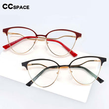 Load image into Gallery viewer, 54109 Retro Cat Eye Anti Blue Light Optical Glasses Frames Metal Women Computer Eyeglasses