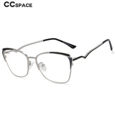 54111 Retro Cat Eye Anti Blue Light Metal Optical Glasses Frames Women Computer Eyeglasses
