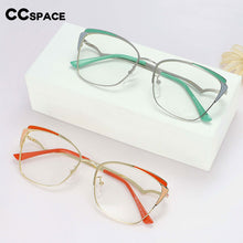 Load image into Gallery viewer, 54111 Retro Cat Eye Anti Blue Light Metal Optical Glasses Frames Women Computer Eyeglasses