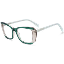 Load image into Gallery viewer, 54120 Retro Acetate Patchwork Optical Glasses Frames Men Women Computer Eyeglasses
